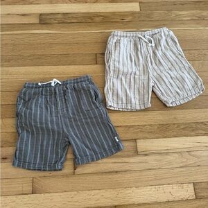 Set of 2 Easy-Peasy Boys Size 5T Cotton Linen Drawstring Shorts